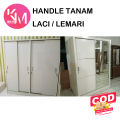 Tarikan Tanam Pintu Sliding/ Handel Tanam Pintu Sliding Kotak 128 mm / 160 mm Plastik. 