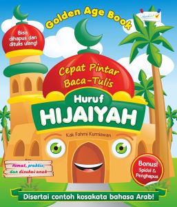 Buku WipeClean Anak Golden Age Book Cepat Pintar Baca Tulis Huruf Hijaiyah Bonus Spidol