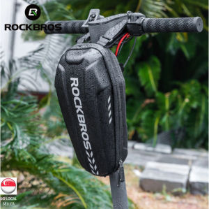 SG Delivery ROCKBROS Hard Shell Front Frame Scooter Hanging Bag Waterproof MTB Road Bike Folding Bag Multifunctional Electric Bicycle Bag handlebar bag saddle bag waterproof bag