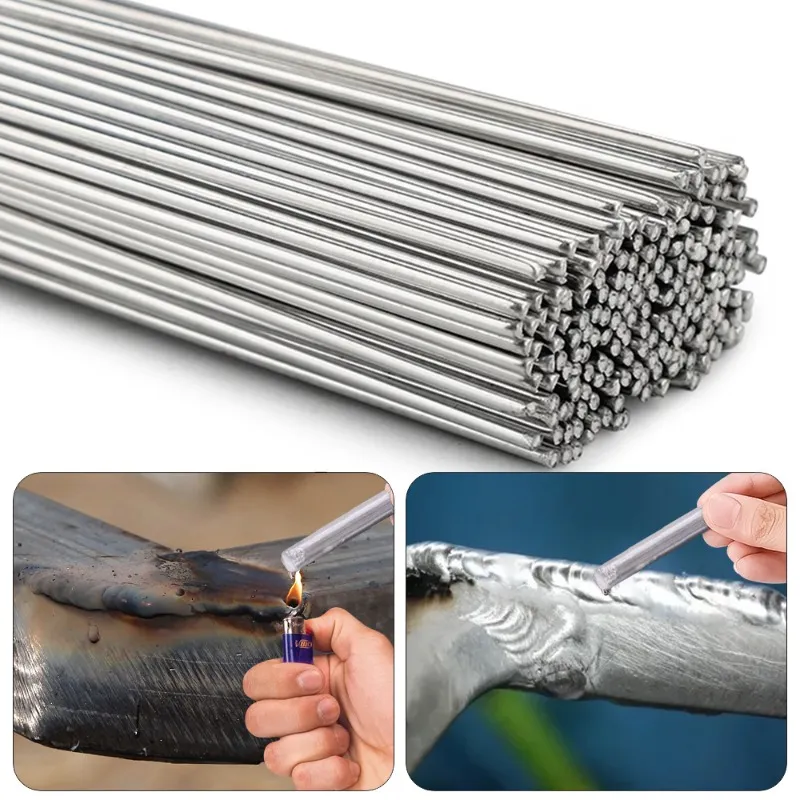 Low-Temperature Universal Welding Rod Set – 18-Pack, Easy Melt Aluminum-Copper-Cored Rods, Welds Aluminum, Stainless Steel, Copper, Iron & More