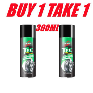 【BUY 1 TAKE 1】Tire Foam Bright Cleaner Black Tire Wax Lotion High Gloss Spray Cleaner Moisturizing Tire Polish Waterproof And Long-Lasting Anti-Aging 300ml/600ml