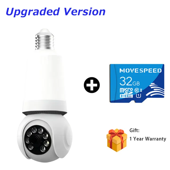 V380 Pro 5G 8MP Bulb CCTV Camera no need internet 2 in 1 E27 IP ...