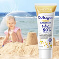 🔥 Sunscreen Anak Spf50+ PA+++ Sunblok Wajah dan Badan Lotion Anak Tabir Surya Krim Pelindung Tubuh Anak Dari Sinar UV Pentingnya musim panas untuk melindungi kulit anak-anak dan tumbuh dengan sehat Pembaruan baru Lebih banyak perlindungan matahari 40g. 