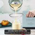Máy xay nấu làm sữa hạt Mishio 800w làm sữa nhuyễn mịn không cần lọc bã - Hàng chính hãng. 