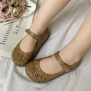 【Ready Stock】NewMelissa Jelly Shoes Girls Nest Hollow out Girls Soft Sole Princess Sandals Summer Brazil