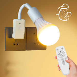 Đèn ngủ điều khiển từ xa 3 cấp độ sáng có chế độ hẹn giờ điều chỉnh 3 mức thời gian thân đèn hỗ trợ thay đổi hướng chiếu sáng