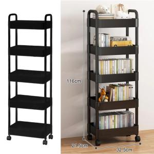 New Multi-Layer Trolley Rack Kitchen Floor Bedroom Baby Snacks Mobile Bathroom Bathroom Storage Rack Household Cart With Wheels