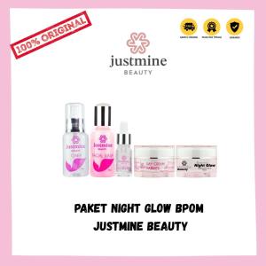 PAKET NIGHT GLOW BPOM NEW justmine beauty skincare