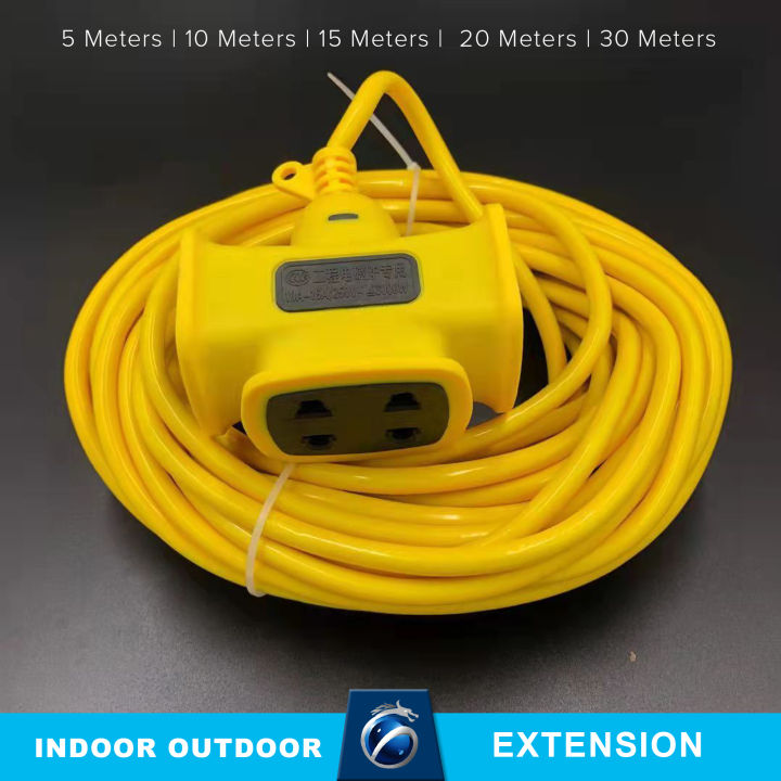10/20/30 Meters Extension Wire Extension Cord Socket With Cable Extra