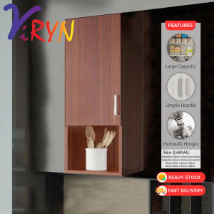 ViRYN Kitchen Multilayer Wall Cabinet Mounted Household Storage Cabinets With Doors