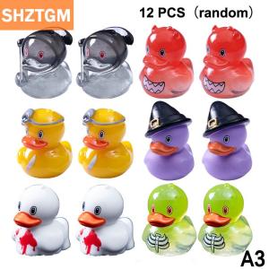 [COD] SHZTGM ตุ๊กตาปีศาจฮาโลวีน5-14ชิ้นรูปปั้นขนาดเล็กทำจากเรซินสีสันของตกแต่งบ้านในสวนตุ๊กตาภูมิทัศน์