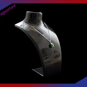 Sporter ชั้นวางแสดงเครื่องประดับหน้าอกนางแบบผู้จัดแสดงสร้อยคอที่จัดเก็บเครื่องประดับสำหรับต่างหูสตั๊ด ต่างหูห่วงโซ่สร้อยคอ