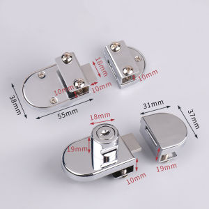 Glass Cabinet Door Lock Glass Door Anti Display Showcase Lock  for Showcase Mall Display