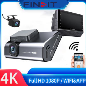 FINDIT  Mini Car DVR Full HD 4K 3840*2160P Hidden Camera Night Vision Driving Recorder WIFI Phone APP 24H Parking Video Surveillance Dash Cam