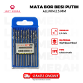 Mata Bor Besi Allwin Putih 2.5mm 2.5 mm. 
