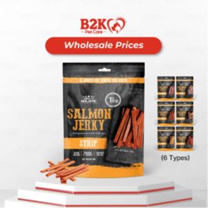 Absolute Holistic Grain Freee Jerky Dog Treats 100g | Oven Baked Treats (8 Flavours & 6 Shapes)