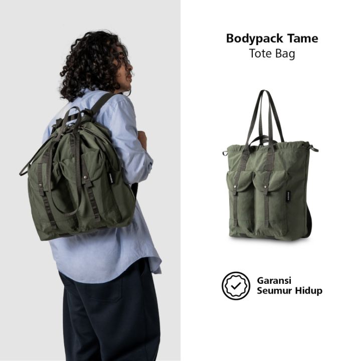 Bodypack Tame Regular Tote Bag 14 Inch Tas Jinjing Kuliah Sekolah 