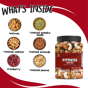 Fitness Trail Mix 500g (Mixture of Dried Fruits and Nuts)