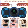 Máy Massage Xung Điện 8 Chế Độ Giúp Giảm Đau Nhức Hiệu Quả loại sạc điên. 