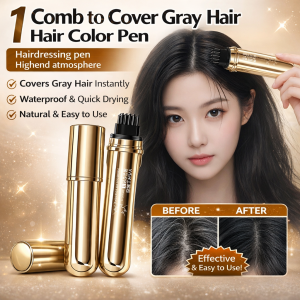 Disposable Hairdressing Pen Covering Gray Hair Natural Coverage Quick Color Repair