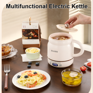 600ml Multifunctional Electric Stew Cup Heating Pot Small Electric Cooking Pot for Health Soup Tea Meal Portable Kettle Cooker