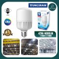 Tungsram 42w E27 High Lumen LED Bulb Mentol Lampu LED Terang Watt Tinggi Lampu Gudang Jalan Terang. 