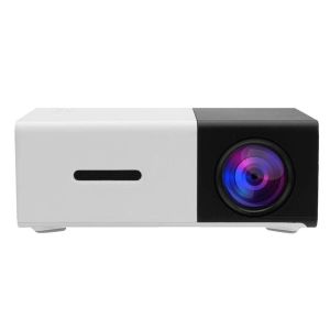 YG-300 Projector Mini Portable Support 1080P HDMI USB Audio 600 Lumens Home Media Video Player cellphone projector for Mobile Phone/Laptop Portable Mini Projector