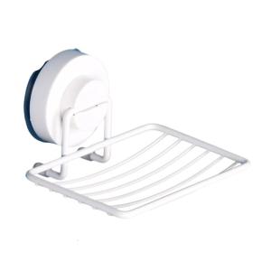 Bathroom Wall Mount Soap Owner Strong Adhesive Suction Cup Impermeable ABS Plastic Denial Required Space Efficient