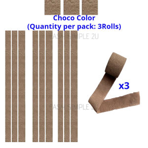 (1 Set) Crepe Paper Rolls Streamers Birthday Party Decoration Hanging Colored Festival Ornament Art Craft Material