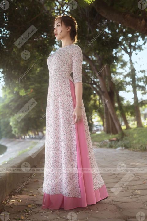 Đầm voan 2 lớp hoa nhí - Đầm, váy nữ | ThờiTrangNữ.vn