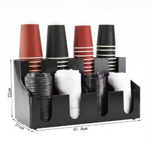 （COD）8 Slots Cup & Lid Holder for Milktea Cups/Milktea Cup Dispenser/Cup Dispenser/Milktea Supplies