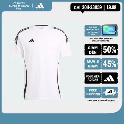 [19H-23H59 19.8-MUA 3 GIẢM 45%] adidas Bóng đá Áo Thun Thể Thao Tiro 24 Nam trắng IR9353