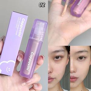 Dorisna Creamy Liquid Concealer Salmon Corrector for Dark Circles Long-Lasting Waterproof Facial Brightening