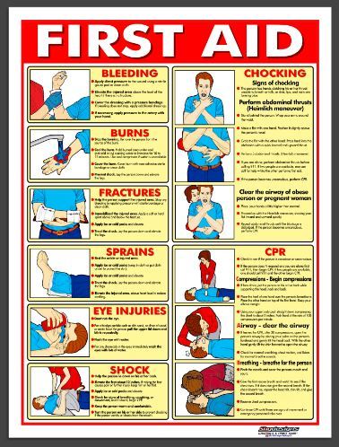 EDUCATIONAL TARPAULIN POSTER FIRST AID SMALL & BIG SIZES | Lazada PH