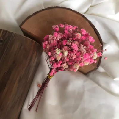 KOREAN BABY BREATH KERING NATURAL DAN WARNA BUNGA KERING DRIED FLOWER