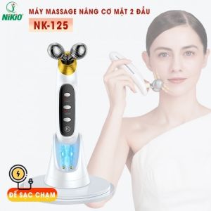 Máy nâng cơ massage mặt Nikio NK-125 - 2 chức năng Face và Body - Massage EMS săn chắc da toàn thân và tạo cằm Vline