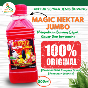 New Magic Nektar Jumbo 300ml Suplemen Untuk Burung Pemakan Buah Buahan Meningkatkan Stamina & Gacor