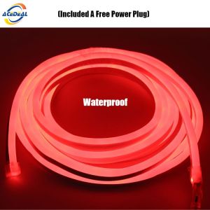 AceDeal [Support Lalamove Bulk Orders] LED Strip Light Outdoor Waterproof Cuttable Eye Protection Flexible Rope Tube Narrow Neon Light For DIY Christmas Holiday Decoration For Room Ceiling Light