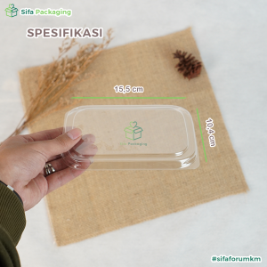 Alumunium Foil Tray Cup AX 350 / BX 4381 + Tutup Mika Lasagna Mentai Dimsum Macaroni Schotel isi 1 Pack