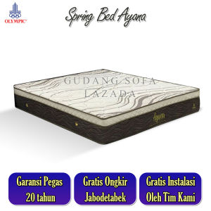 Set Dipan + Kasur Spring bed Ayana Olympic. 120x200 - 160x200 - 180x200. Bergaransi. Tidur lebih nyaman & Mewah. matras/divan/tempat tidur. Pocketed Spring