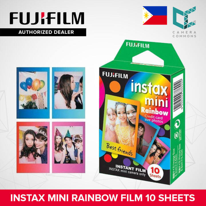 Fujifilm instax mini RAINBOW FRAME instant film - 10 sheets