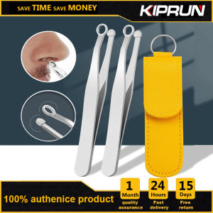 KIPRUN Stainless Steel Nose Hair Trimming Tweezers Round Tip Nose Hair Removal Trimming Tweezer Nose Trimmer Eyebrow Nose Hair Tweezers
