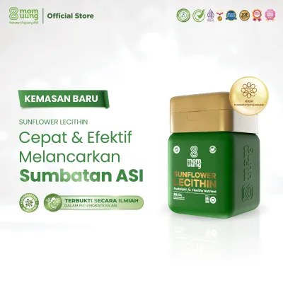 [NEW PACKAGING] Mom Uung Lecithin - Efektif Atasi Sumbatan ASI - Kadar Phospholipid Tertinggi 9264% - Pelancar ASI