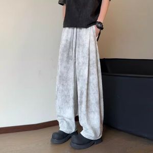 Celana panjang kasual pria loose pants pria baggy pants celana y2k motif celana gombrong pria celana korean style pria celana putih pria celana kulot pria celana vintage pria celana longgar pria celana panjang santai celana gombrang pria celana karet