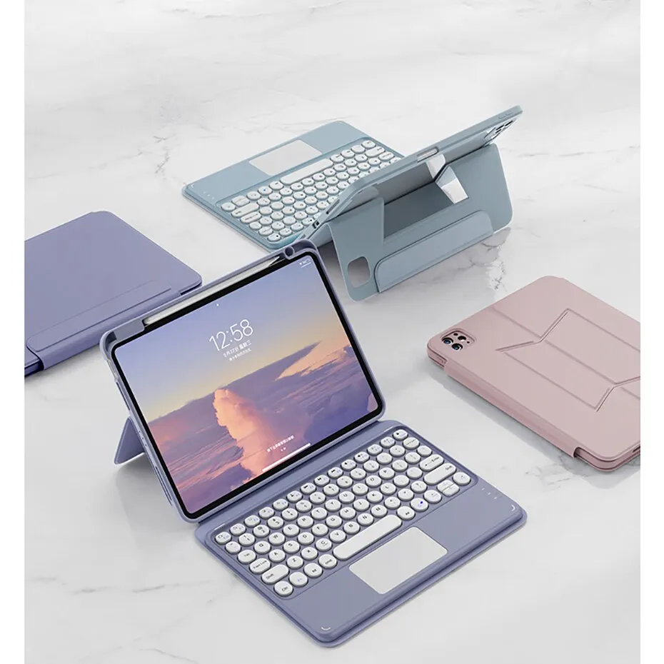 Magnetic Wireless Keyboard Case for iPad 10th Gen 2022 10.9 Inch