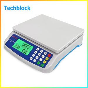 Precision Food Scale 30kg with LCD Display and Tare Function for Accurate Meat and Vegetable Measurement in Kitchen