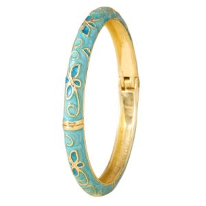 COVIEEZB Đầy màu sắc Vòng tay cổ điển Cloisonne Hoa văn men sứ Truyền thống Vòng tay nữ Thủ công mỹ nghệ Tiếng Trung Vòng tay hoa Trung Quốc Phụ nữ