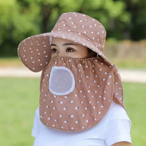 UV Protection Sun Hat Full Face Cover For Fishing Outdoor Hiking Camping