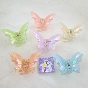 Kẹp tóc nữ hàn quốc cute phụ kiện bé gái gắp tóc kẹp càng cua cào bướm tráng gương sang chảnh - thương hiệu Vợ Chồng Tôi