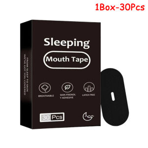 Anti-Snoring & Sleep Breathing Patch Lip Tape for Children & Adults Hypoallergenic Gentle on Skin Corrects Mouth Breathing 30 pcs per box